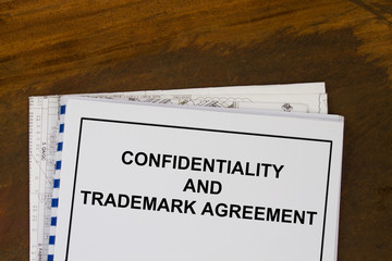 Wall Mural - confidentiality trademark agreement