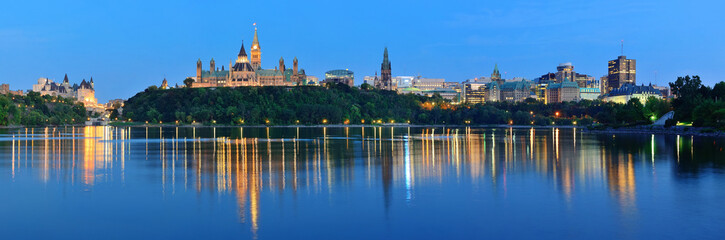 Poster - Ottawa at night