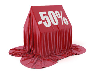 Sticker - House -50% (clipping path included)