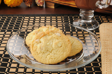 Canvas Print - Macadamia nut cookies