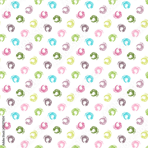 Naklejka - mata magnetyczna na lodówkę Seamless white pattern