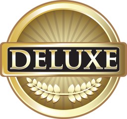 Wall Mural - Deluxe Gold Vintage Label