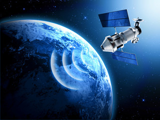 satellite in space