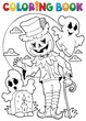 Coloring book Halloween character 9