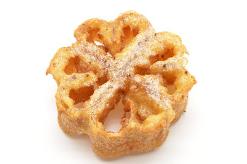 closeup of a flor frita or flor de pascua, Easter dessert Spain