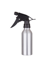 Silver Spray Bottle Isolated