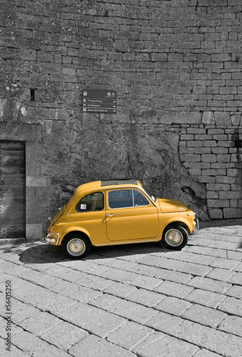 Fototapeta dla dzieci fiat 500