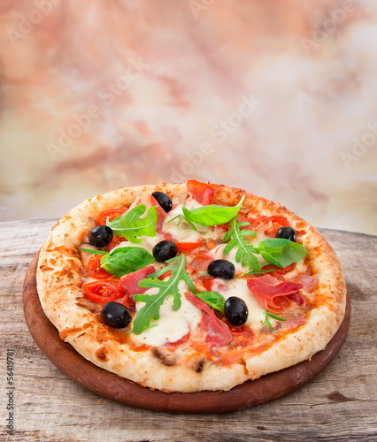 Naklejka samoprzylepna Pyszna włoska pizza