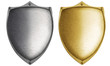 shields made from bronze and steel metal