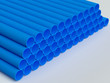 Close up image of  pvc pipes