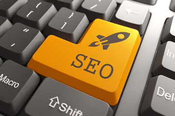 Keyboard with SEO Button.