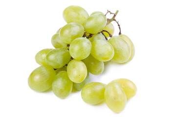  Grapes isolated on white background.