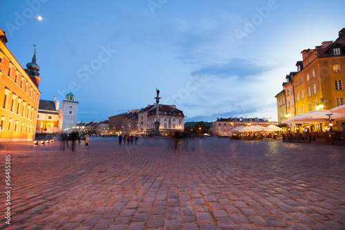 Board z aluminiowym obramowaniem Plac zamkowy,