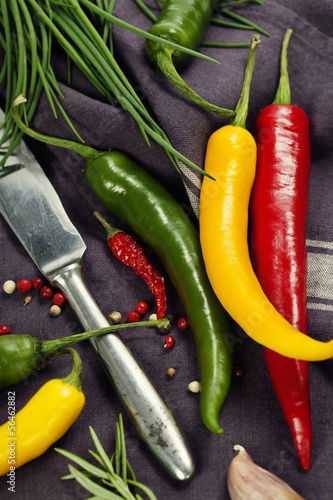 Naklejka samoprzylepna Papryka chili
