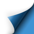 © picoStudio - Papier - Ecke unten blau