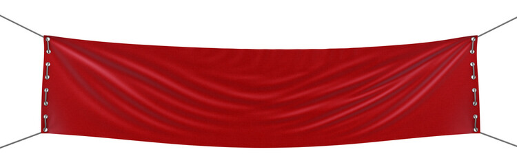 Wall Mural - empty banner  (clipping path included)