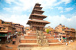 Nyatapola Pagoda on Taumadhi Square in Bhaktapur, Kathmandu, Nep