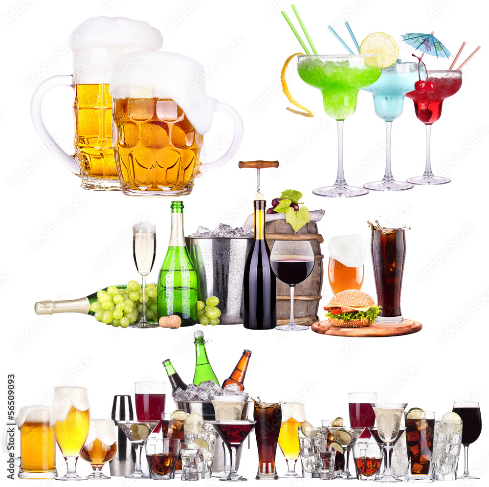 rozne-napoje-alkoholowe-zestaw-na-bialym-tle