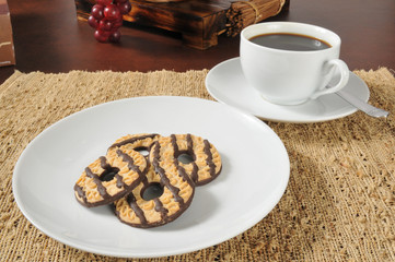 Sticker - Cookies and coffee