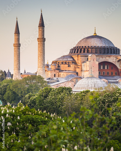 Board z aluminiowym obramowaniem Sultanahmet camii / niebieski meczet, stambuł, turcja