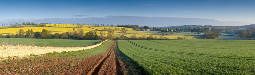 Wall Mural - Idyllic rural landscape, Cotswolds UK