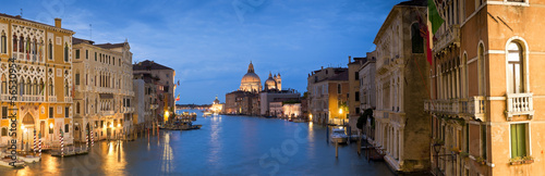 Board z aluminiowym obramowaniem Santa maria della salute, kanał grande, wenecja