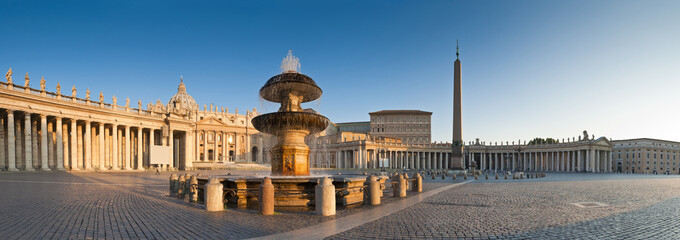 Wall Mural - St Peter's Square, Piazza San Pietro, Vatican City, Rome