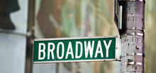 Broadway Street Sign New York