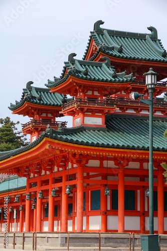 Naklejka samoprzylepna Heian jingu, kyoto, jap