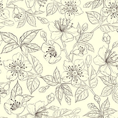  Seamless floral pattern
