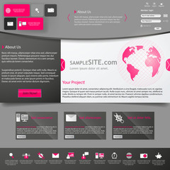 Sticker - business website design template