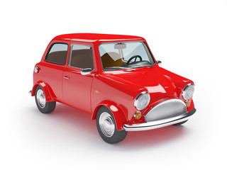 Wall Mural - retro car mini