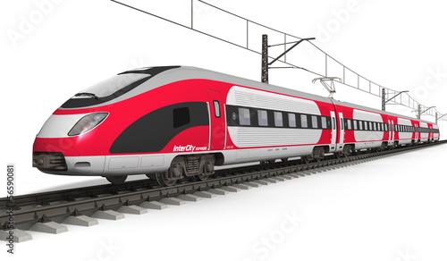 Foto-Doppelrollo - Modern high speed train (von Scanrail)