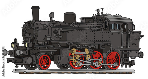 Nowoczesny obraz na płótnie steam locomotive