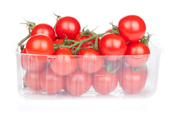 Fototapete - Cherry tomatoes in packaging