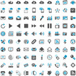 © Matthias Enter - Blue Grey Webicons - Communication Entertainment Social Media