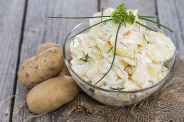 Wall Mural - Portion of homemade Potato Salad