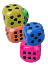 Colorful dices