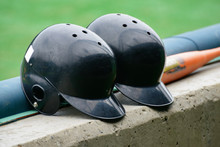 Black Color Baseball Helmets