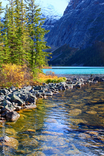 Tapeta ścienna Cavell lake jasper national park