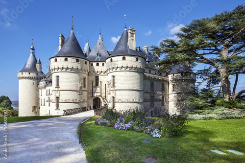 Obraz na płótnie canvas dwuczęściowy "dyptyk" Zamek Chaumont-sur-Loire. 