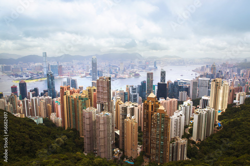 Naklejka samoprzylepna Wyspa Hong Kong