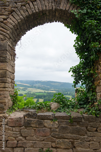 Naklejka nad blat kuchenny Vista in Cordes sur ciel