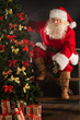 © Milles Studio - Santa Claus standing near Christmas tree in dark room