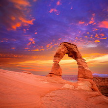 Arches National Park Delicate Arch In Utah USA