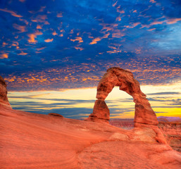 Sticker - Arches National Park Delicate Arch in Utah USA