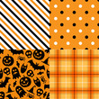 Halloween vector pattern pack