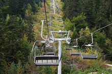 Chairlift In Cauterets, Pyrenees (France)