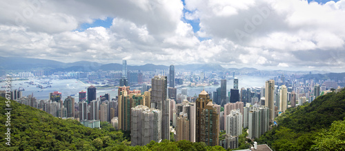 Naklejka samoprzylepna Wyspa Hong Kong