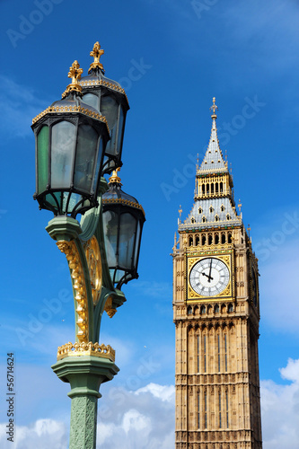 Naklejka samoprzylepna Big ben, londyn, wielka brytania